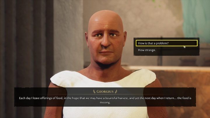 The next relevant dialogue options are - The Forgotten City: Egyptian Plaque - walkthrough - Part 4 - The Forgotten City Guide