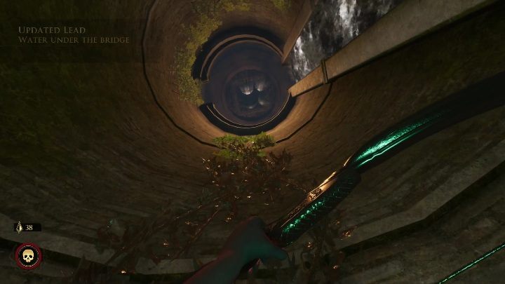 Inside of the building you will see some vines - The Forgotten City: The Ones That Got Away - ending - Terminations - The Forgotten City Guide