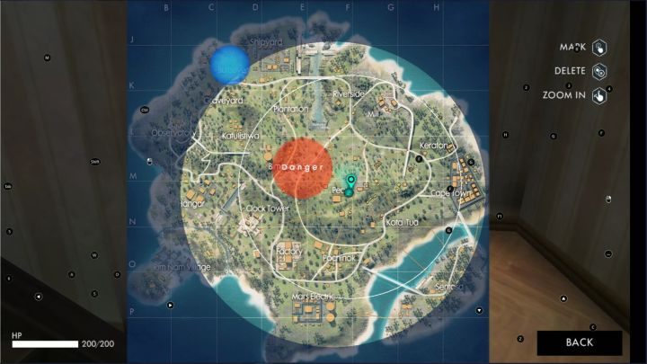 On the map circles of different colors will appear showing the changes taking place on it. - Garena Free Fire: Tips and tricks - Basics - Garena Free Fire Guide
