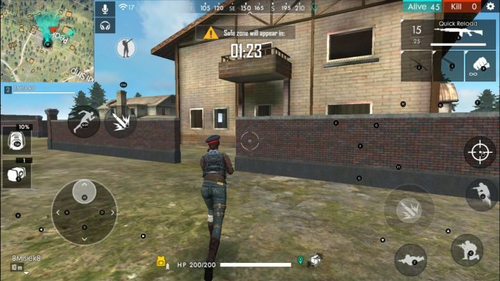 There is never a full certainty that no one is sitting in the building-so be vigilant. - General tips | Garena Free Fire - Basics - Garena Free Fire Guide