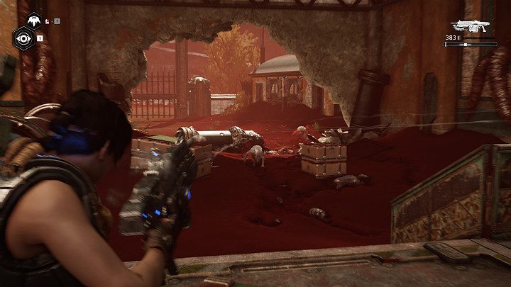 While moving towards the cosmonaut training facility, make a stop at the pumping station - Act 3 Chapter 3 - Some Assembly Required | Gears 5 Walkthrough - Act III - Gears 5 Guide
