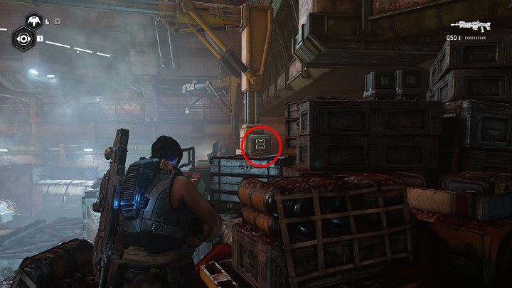 Go to the control panel on the right - Act 3 Chapter 3 - Some Assembly Required | Gears 5 Walkthrough - Act III - Gears 5 Guide