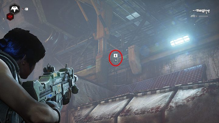 The next control panel is located high above - Act 3 Chapter 3 - Some Assembly Required | Gears 5 Walkthrough - Act III - Gears 5 Guide