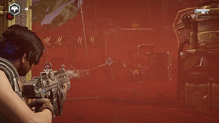 When you enter the water supply, you will have to deal with a large group of opponents - Chapter 3 - Some Assembly Required | Gears 5 Walkthrough - Act III - Gears 5 Guide
