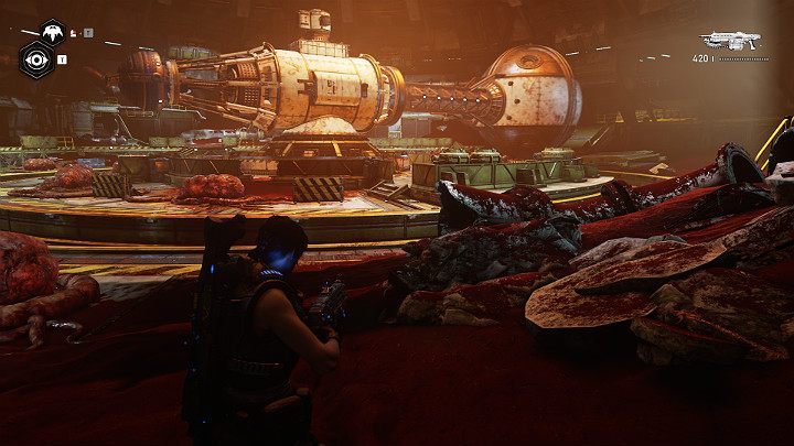 Stay close to the right side and go forward - Chapter 3 - Some Assembly Required | Gears 5 Walkthrough - Act III - Gears 5 Guide