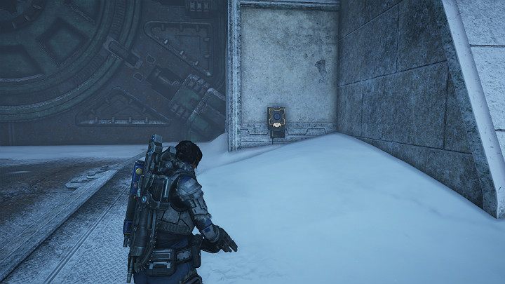 Remember the large gate you couldnt access earlier - Old COG wall - Act 2 Chapter 4 - The Source of It All | Gears 5 Walkthrough - Act II - Gears 5 Guide