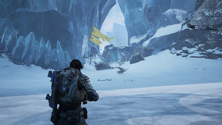 The second crash site is near the first one - Act 2 Chapter 4 - The Source of It All | Gears 5 Walkthrough - Act II - Gears 5 Guide