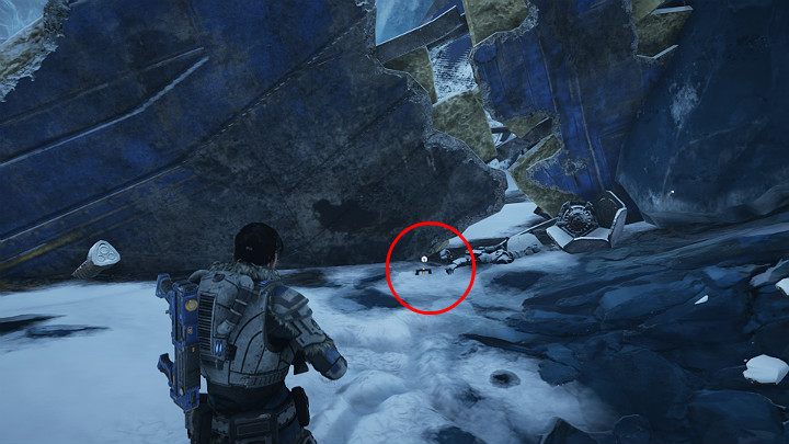 A component is behind one of the larger parts of the helicopter - Act 2 Chapter 4 - The Source of It All | Gears 5 Walkthrough - Act II - Gears 5 Guide