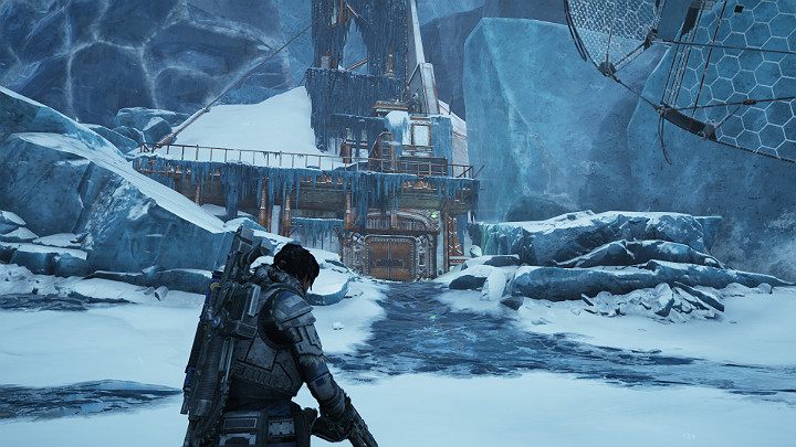 The substation of the East comm tower is ahead - Act 2 Chapter 4 - The Source of It All | Gears 5 Walkthrough - Act II - Gears 5 Guide