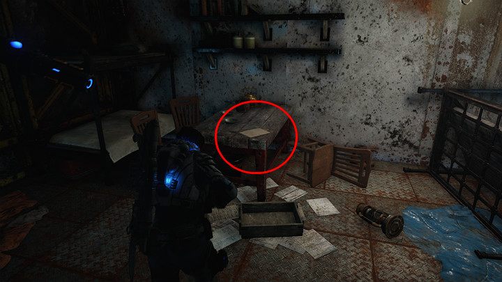 Another collectible is in the room on the left - A journal of a miner from Nethercutt - Act 2 Chapter 4 - The Source of It All | Gears 5 Walkthrough - Act II - Gears 5 Guide