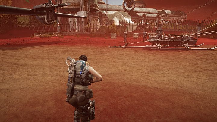 Enter the vehicle and go to the place marked on the map - to the rocket hangar - Act 3 Chapter 1 - Fighting Chance | Gears 5 Walkthrough - Act III - Gears 5 Guide