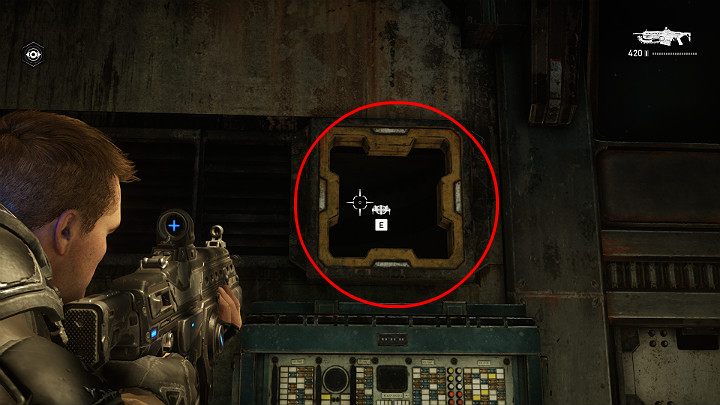 The door leading to the commanders office is closed - Act 1 Chapter 1 - Shot in the Dark | Gears 5 Walkthrough - Act I - Gears 5 Guide