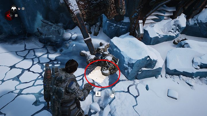 When you reach the place, look for the yellow flag - Act 2 Chapter 4 - The Source of It All | Gears 5 Walkthrough - Act II - Gears 5 Guide