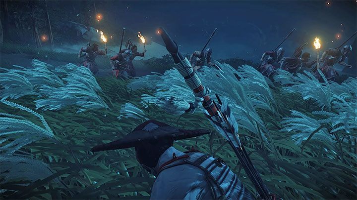 Move towards the meeting spot with Kenji - you will encounter a few Mongol patrols searching the area - Ghost of Tsushima: The Broken Blacksmith walkthrough - Act 1 - Ghost of Tsushima Guide, Walkthrough