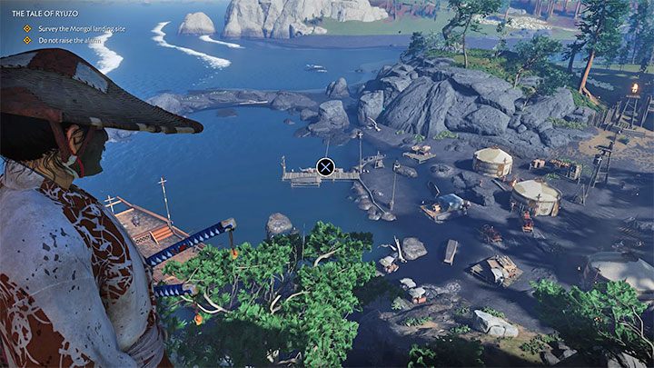 After dealing with all opponents, talk to Ryuzo - Ghost of Tsushima: The Tale of Ryuzo walkthrough - Act 1 - Ghost of Tsushima Guide, Walkthrough