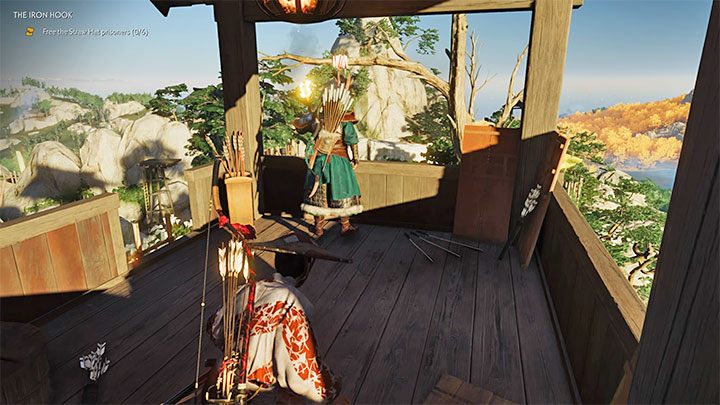 Fort Yatate is a fairly extensive location - Ghost of Tsushima: The Iron Hook walkthrough - Act 1 - Ghost of Tsushima Guide, Walkthrough