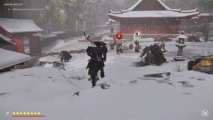 Unfortunately, this is another battle in which prisoners have to be protected - Ghost of Tsushima: Honor and Ash walkthrough - Act 3 - Ghost of Tsushima Guide, Walkthrough