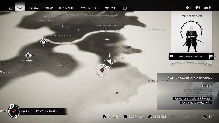 Location: Jitos Point - Ghost of Tsushima: Mongol Camps, Izuhara Region secrets map - Izuhara Region - Ghost of Tsushima Guide, Walkthrough
