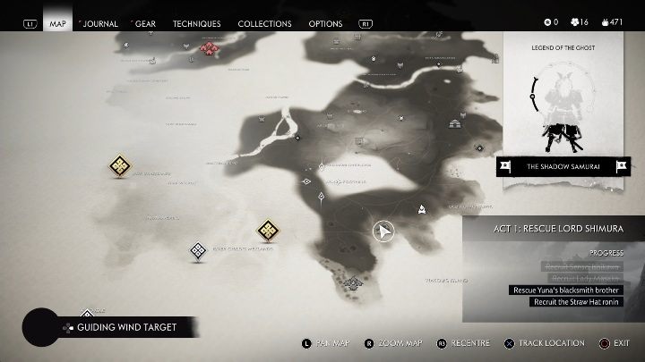 Location: Azamo Foothills - Ghost of Tsushima: Mongol Camps, Izuhara Region secrets map - Izuhara Region - Ghost of Tsushima Guide, Walkthrough