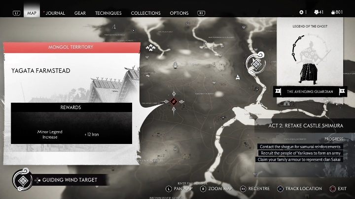 How to unlock: Complete A New Horizon main story mission - Ghost of Tsushima: Mongol Camps, Izuhara Region secrets map - Izuhara Region - Ghost of Tsushima Guide, Walkthrough