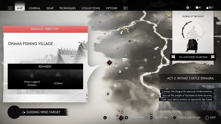 How to unlock: Complete A New Horizon main story mission - Ghost of Tsushima: Mongol Camps, Izuhara Region secrets map - Izuhara Region - Ghost of Tsushima Guide, Walkthrough