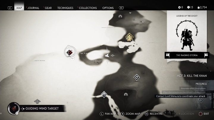 Location: Cedar Temple - Ghost of Tsushima: Mongol Camps, Kamiagata Region secrets map - Kamiagata Region - Ghost of Tsushima Guide, Walkthrough