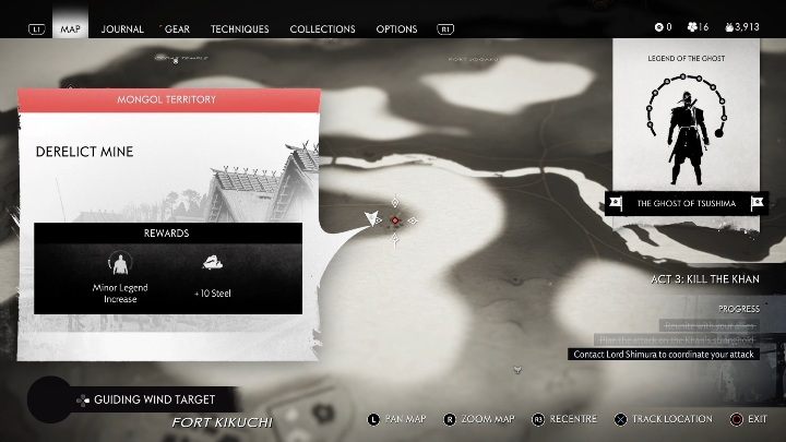 Location: Sago Forest - Ghost of Tsushima: Mongol Camps, Kamiagata Region secrets map - Kamiagata Region - Ghost of Tsushima Guide, Walkthrough