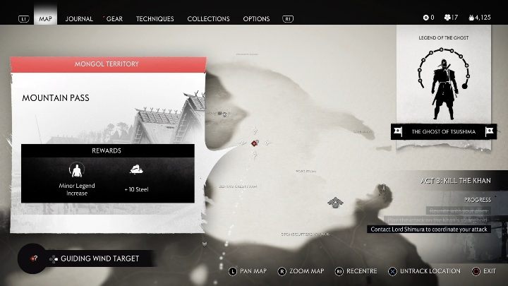 Location: Zentas Crest Farm - Ghost of Tsushima: Mongol Camps, Kamiagata Region secrets map - Kamiagata Region - Ghost of Tsushima Guide, Walkthrough