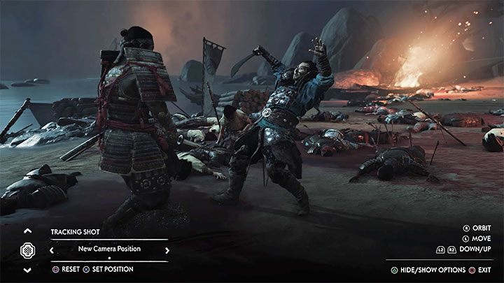 The photo mode contains plenty of options and features - Ghost of Tsushima: Photo Mode - how to activate? - World exploration - Ghost of Tsushima Guide, Walkthrough
