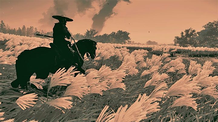After you are completed your preparations to take the photo, press the Triangle button to hide the user interface - Ghost of Tsushima: Photo Mode - how to activate? - World exploration - Ghost of Tsushima Guide, Walkthrough