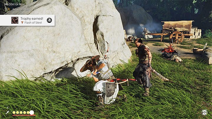 The proper usage of perfect parry requires some training - Ghost of Tsushima: All trophies, list - guide, tips - Trophy guide - Ghost of Tsushima Guide, Walkthrough