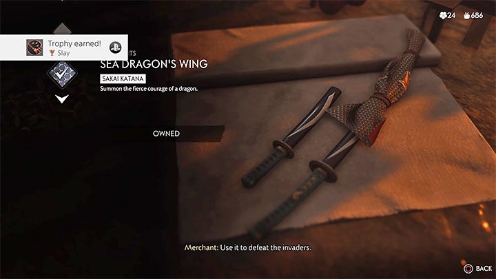 Trophy type: bronze - Ghost of Tsushima: All trophies, list - guide, tips - Trophy guide - Ghost of Tsushima Guide, Walkthrough