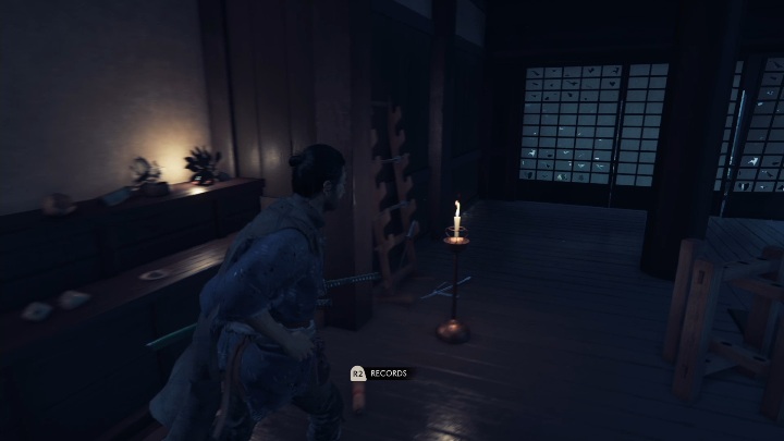 You can collect this item by entering the building - Ghost of Tsushima: Records - secrets, missables, video guide - Secrets and collectibles - Ghost of Tsushima Guide, Walkthrough