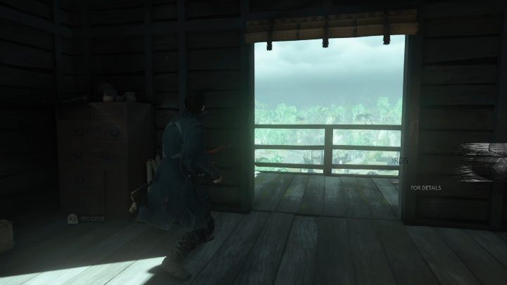 This note is at the top of the building, right next to the bamboo - Ghost of Tsushima: Records - secrets, missables, video guide - Secrets and collectibles - Ghost of Tsushima Guide, Walkthrough