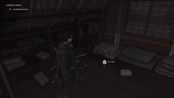 Youll find this record on one of the shelves in a building full of materials - Ghost of Tsushima: Records - secrets, missables, video guide - Secrets and collectibles - Ghost of Tsushima Guide, Walkthrough