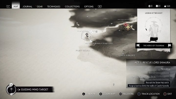 Location: Takuzudama Cemetery - Ghost of Tsushima: Mongol artifacts - secrets, missables, video guide - Secrets and collectibles - Ghost of Tsushima Guide, Walkthrough
