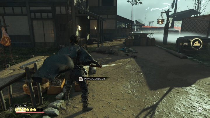 This item hangs in one of the tents - Ghost of Tsushima: Mongol artifacts - secrets, missables, video guide - Secrets and collectibles - Ghost of Tsushima Guide, Walkthrough