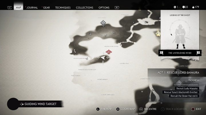 Location: Cloudy Pass - Ghost of Tsushima: Bamboo Strikes, Izuhara Region secrets map, video guide - Izuhara Region - Ghost of Tsushima Guide, Walkthrough
