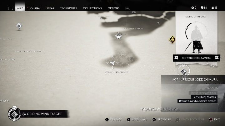 Location: Winding Trail - Ghost of Tsushima: Hot Springs, Izuhara Region secrets map, video guide - Izuhara Region - Ghost of Tsushima Guide, Walkthrough