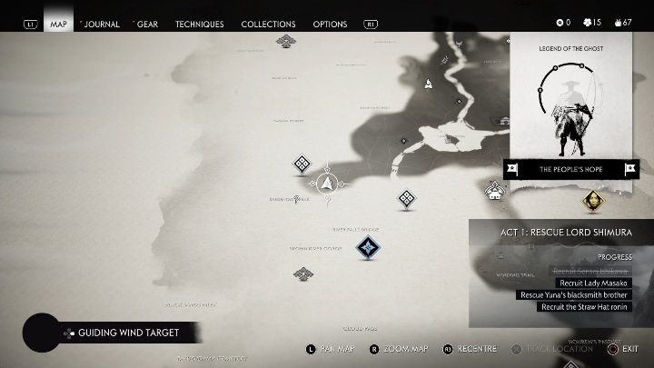 Location: Shigenoris Peak - Ghost of Tsushima: Hot Springs, Izuhara Region secrets map, video guide - Izuhara Region - Ghost of Tsushima Guide, Walkthrough