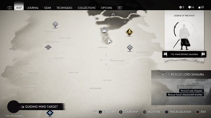 Location: Winding Trail - Ghost of Tsushima: Shinto Shrines, Izuhara Region secrets map, video guide - Izuhara Region - Ghost of Tsushima Guide, Walkthrough