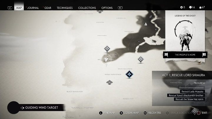 Location: Shigenoris Peak - Ghost of Tsushima: Shinto Shrines, Izuhara Region secrets map, video guide - Izuhara Region - Ghost of Tsushima Guide, Walkthrough