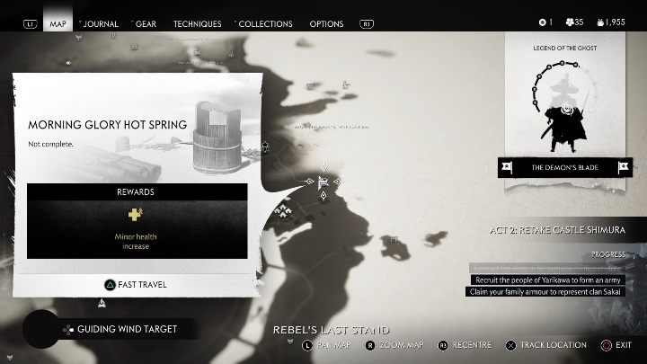 Location: Urashima Village - Ghost of Tsushima: Hot Springs, Toyotama Region secrets map, video guide - Toyotama Region - Ghost of Tsushima Guide, Walkthrough