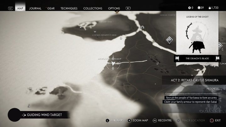 Location: Musashi Coast - Ghost of Tsushima: Haiku, Toyotama Region secrets map, video guide - Toyotama Region - Ghost of Tsushima Guide, Walkthrough