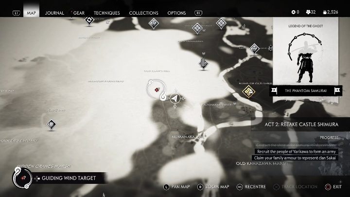 Location: Kazumasa Island - Ghost of Tsushima: Pillars of Honor, Toyotama Region secrets map, video guide - Toyotama Region - Ghost of Tsushima Guide, Walkthrough