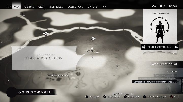 Location: Sago Forest - Ghost of Tsushima: Bamboo Strikes, Kamiagata Region secrets map, video guide - Kamiagata Region - Ghost of Tsushima Guide, Walkthrough