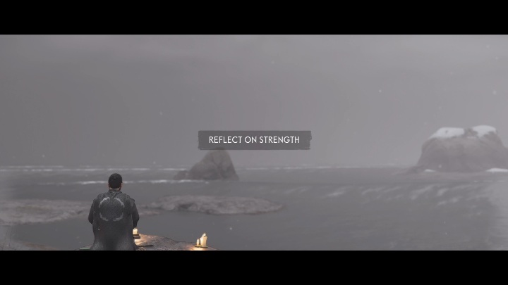 This Haiku spot is on a rock in the northern end of the map - Ghost of Tsushima: Haiku, Kamiagata Region secrets map, video guide - Kamiagata Region - Ghost of Tsushima Guide, Walkthrough