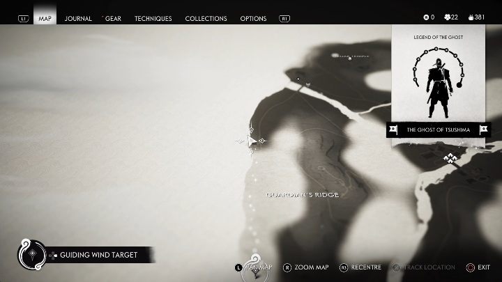 Location: Guardians Ridge - Ghost of Tsushima: Haiku, Kamiagata Region secrets map, video guide - Kamiagata Region - Ghost of Tsushima Guide, Walkthrough