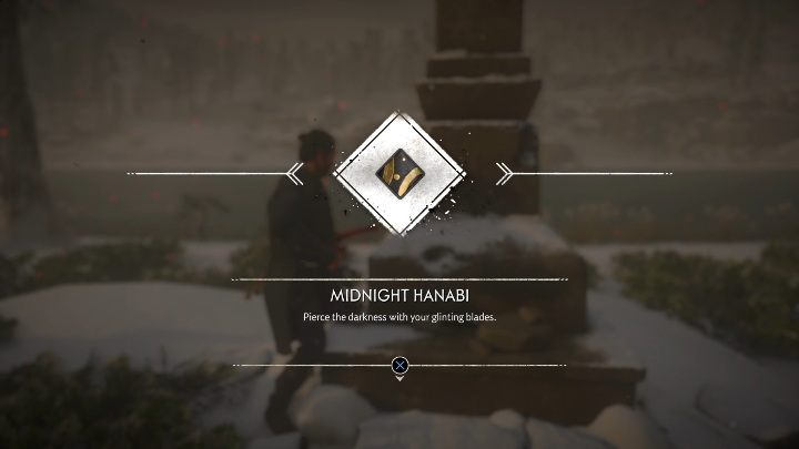 This Pillar of Honor is located on a small island in the middle of a pond - Ghost of Tsushima: Pillars of Honor, Kamiagata Region secrets map, video guide - Kamiagata Region - Ghost of Tsushima Guide, Walkthrough
