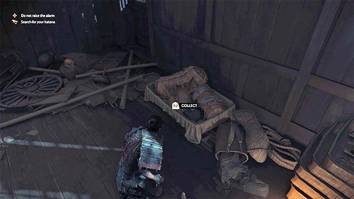 Climb on the roof of one of the buildings (tilt the left stick up and press X) - Ghost of Tsushima: Prologue tale walkthrough, video guide - Main tales - Ghost of Tsushima Guide, Walkthrough